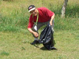Robert White, 2016 Clean UP Photographer, Personal Friend of Richard St. Barbe Baker, Baha'i representative, SOS Elms, Richard St. Barbe Baker Afforestation Area, south west sector, in the City of Saskatoon, SK, CA at the Volunteer Community Clean UP 2016
